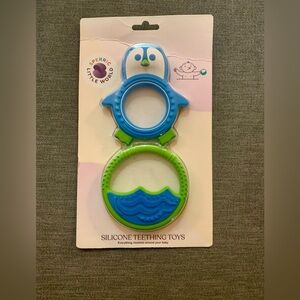 NET Penguin Silicone Teething Toy